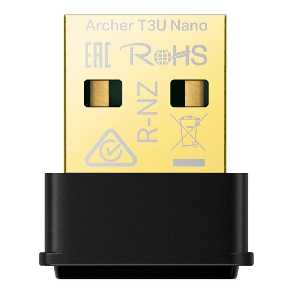 WIRELESS USB ADAPTER (ยูเอสบีไวไฟ) TP-LINK ARCHER-T3U NANO - AC1300 NANO WIRELESS MU-MIMO USB ADAPTER
