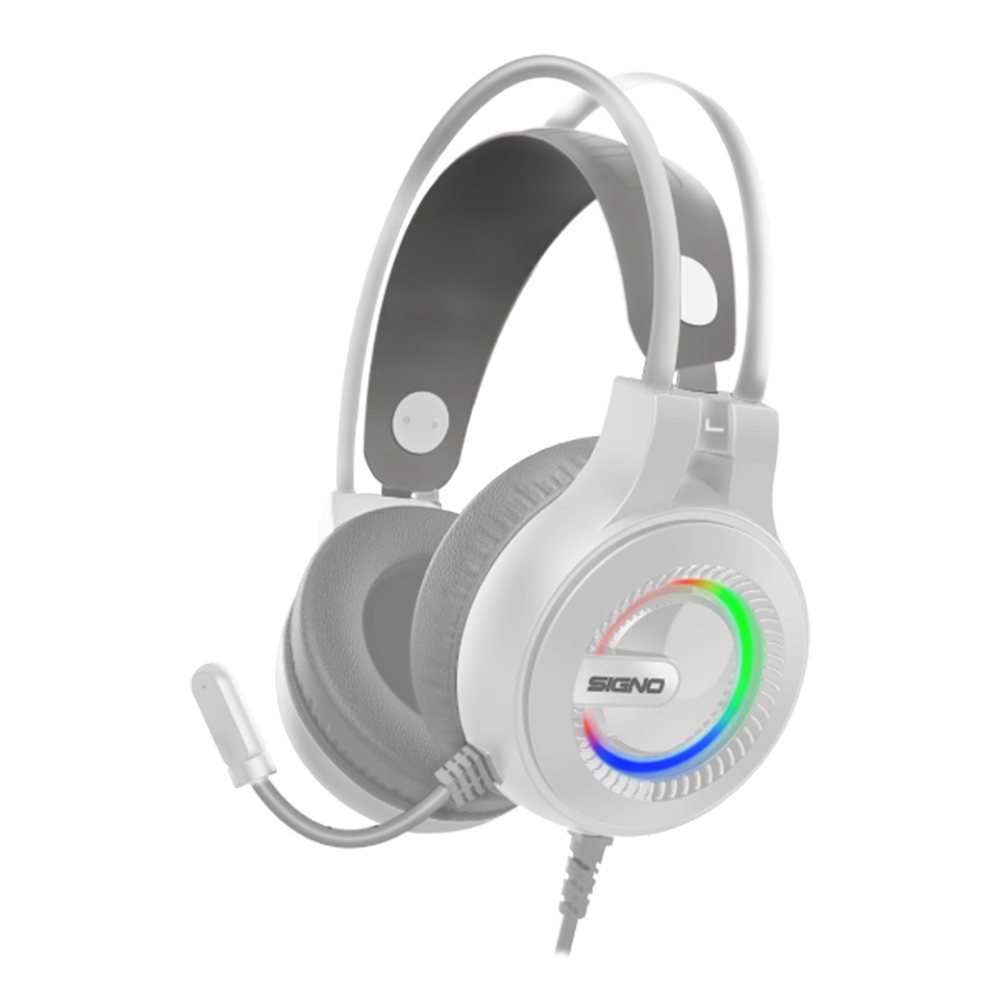 HEADSET (หูฟัง) SIGNO BAZZLE HP-833W (WHITE)