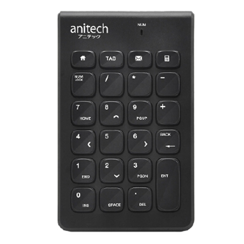 WIRELESS NUMPAD (นัมแพดไร้สาย) ANITECH N185-BK