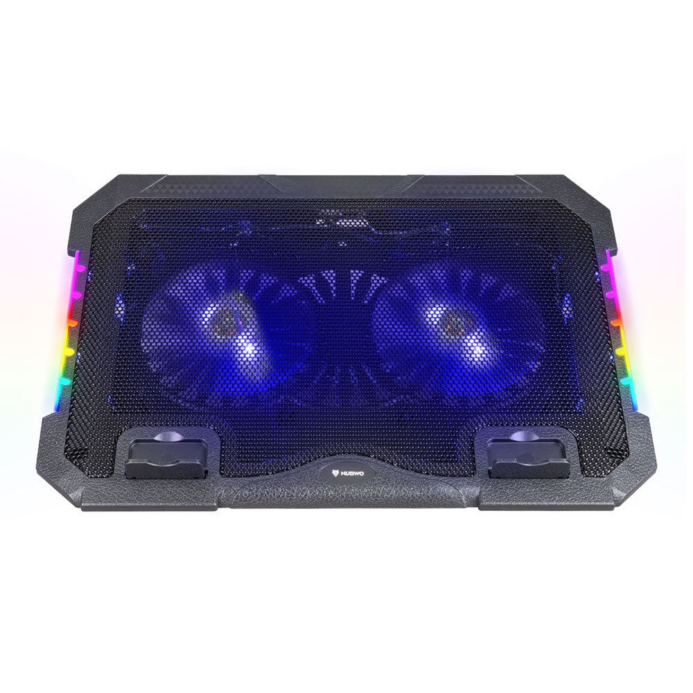 COOLING PAD (อุปกรณ์ระบายความร้อนโน้ตบุ๊ค) NUBWO NF212 BLACK