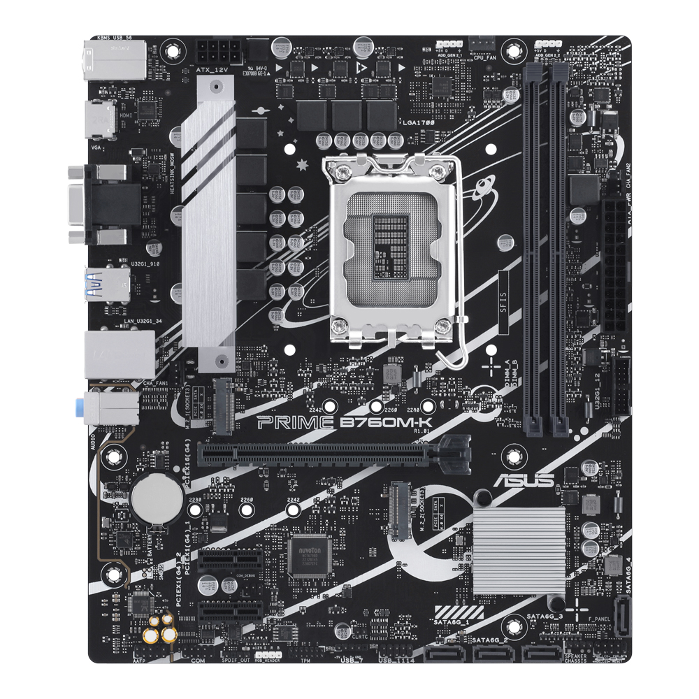 MAINBOARD (เมนบอร์ด) ASUS PRIME B760M-K - INTEL SOCKET 1700 DDR5 MICRO-ATX