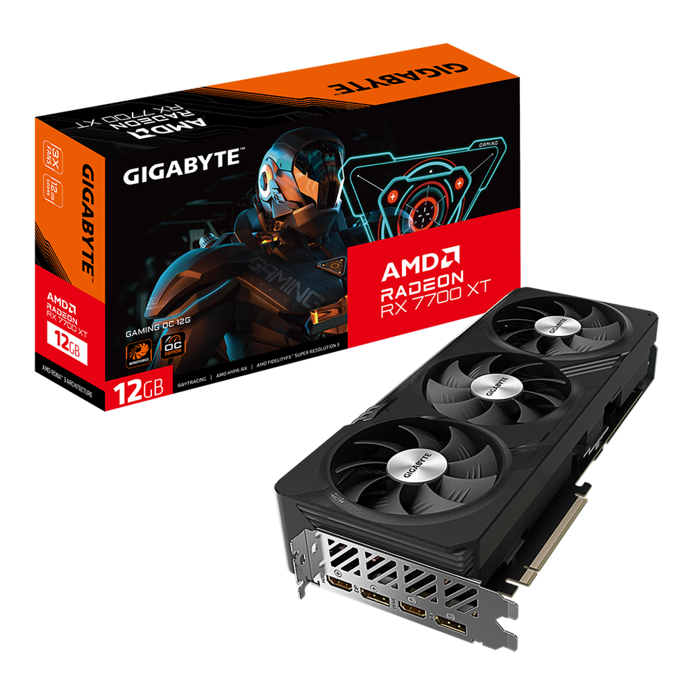 Gigabyte Radeon RX 7700 XT Gaming OC 12G - 12GB GDDR6