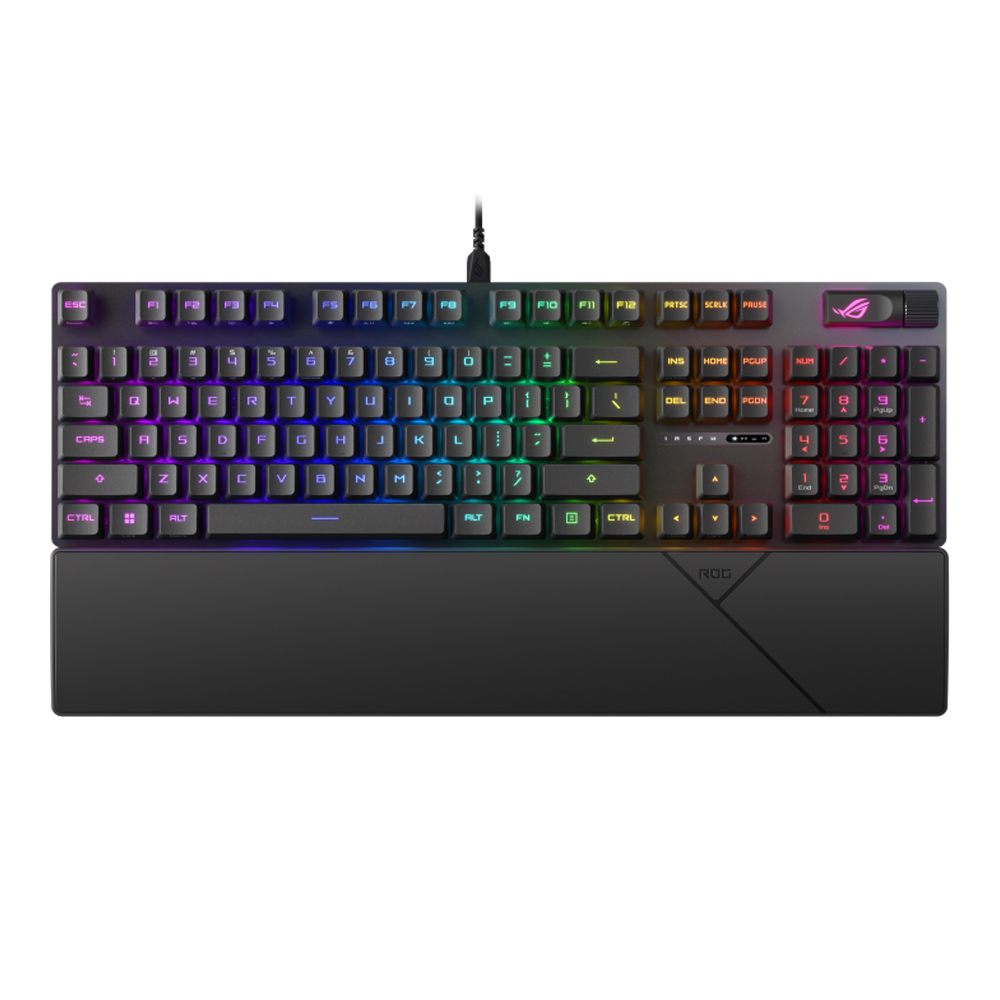KEYBOARD (คีย์บอร์ด) ASUS ROG STRIX SCOPE II RX (BLACK) (ROG RX RED OPTICAL SWITCH - AURA SYNC RGB - EN/TH)