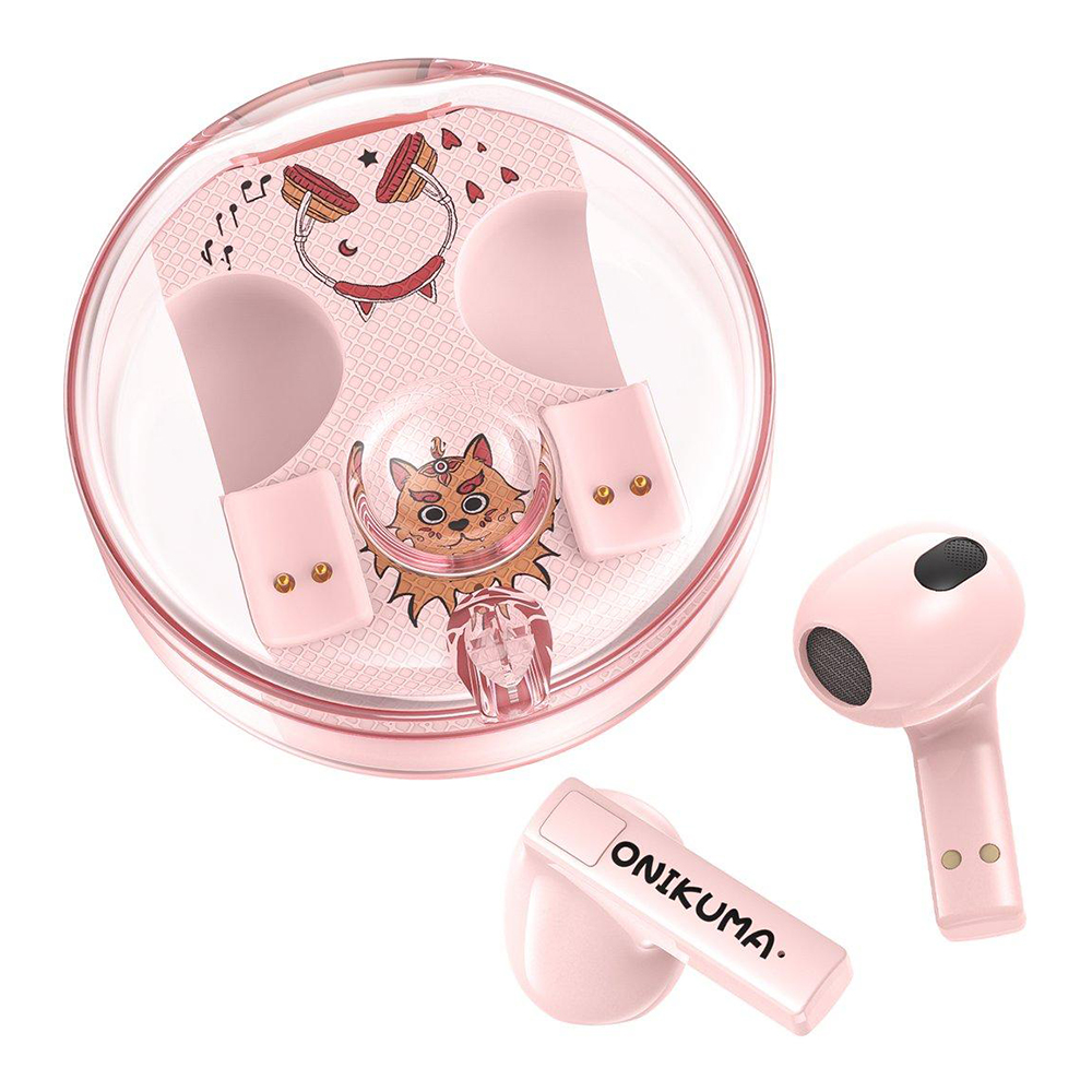 TRUE WIRELESS (หูฟังไร้สาย) ONIKUMA T301 (PINK)
