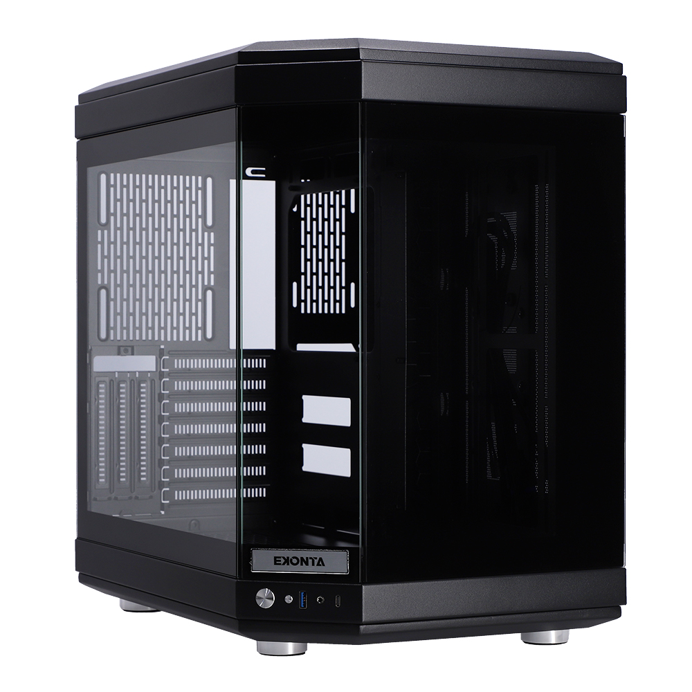 CASE (เคส) EKONTA AE-101 AQUA (BLACK) (ATX)