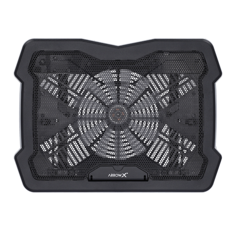 COOLING PAD (อุปกรณ์ระบายความร้อนโน้ตบุ๊ค) ARROW-X ADK-CF 6547-A BLACK