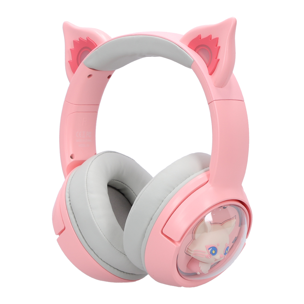 BLUETOOTH HEADSET (หูฟังไร้สาย) ONIKUMA MEW B5 (PINK)