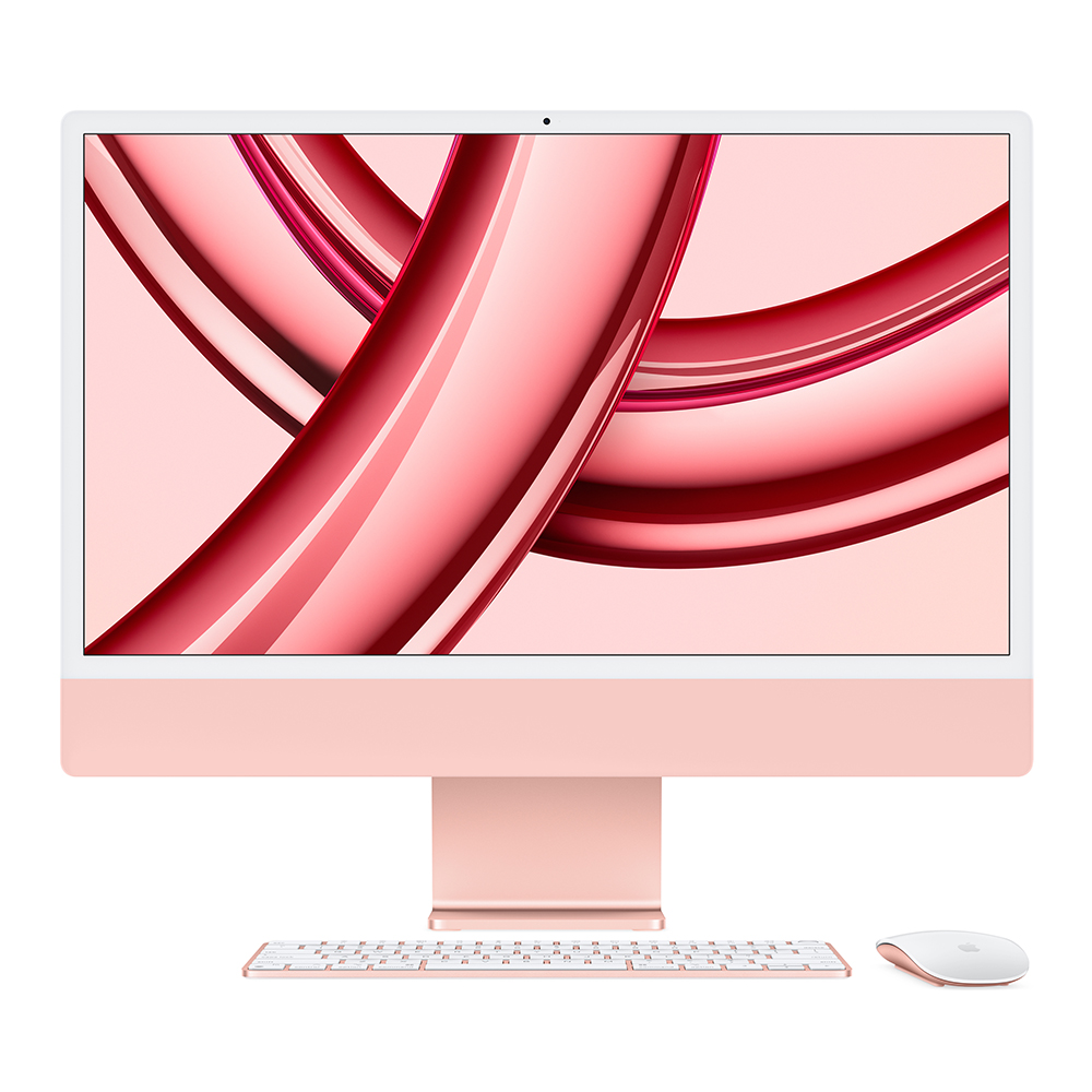 Apple iMac M3/24-inch with Retina 4.5K/8C CPU/10C GPU/512GB SSD - Pink