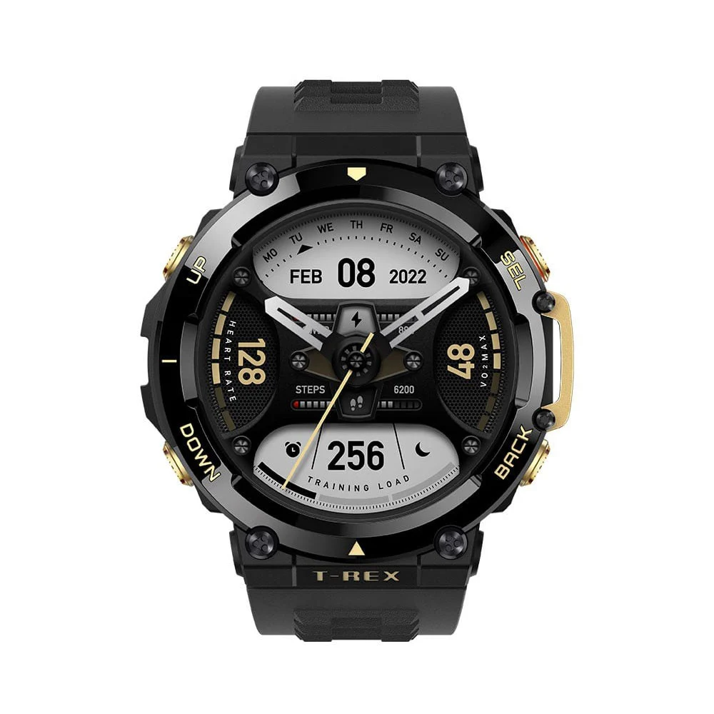 SMART WATCH (สมาร์ทวอทช์) AMAZFIT T-REX2 ASTRO BLACK & GOLD (6972596105060)