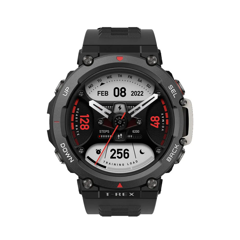 SMART WATCH (สมาร์ทวอทช์) AMAZFIT T-REX2 EMBER BLACK (6972596105077)