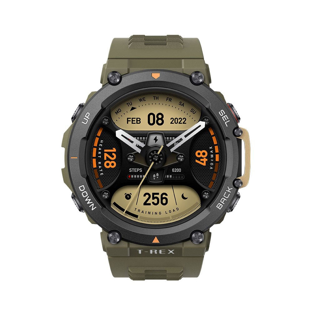 SMART WATCH (สมาร์ทวอทช์) AMAZFIT T-REX2 WILD GREEN (6972596105084)