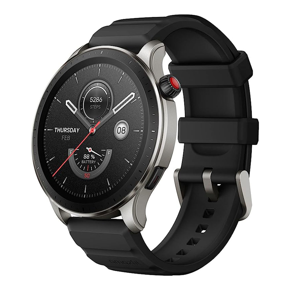 SMART WATCH (นาฬิกาอัจฉริยะ) AMAZFIT GTR 4 SUPERSPEED BLACK (6972596105718)