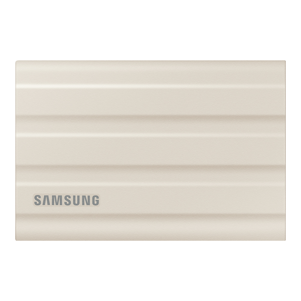 2 TB PORTABLE SSD (เอสเอสดีพกพา) SAMSUNG T7 SHIELD (MOONROCK BEIGE) (MU-PE2T0K/WW)
