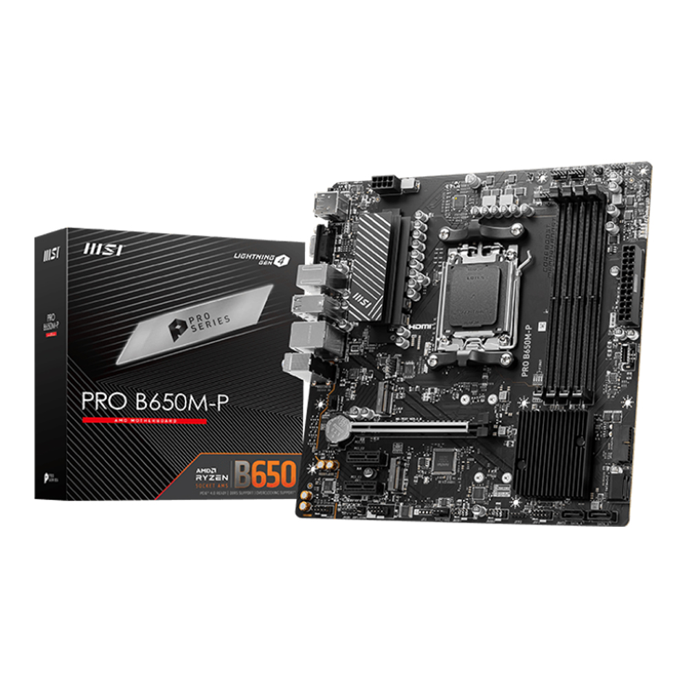 MSI Pro B650M-P (DDR5) (Micro-ATX)