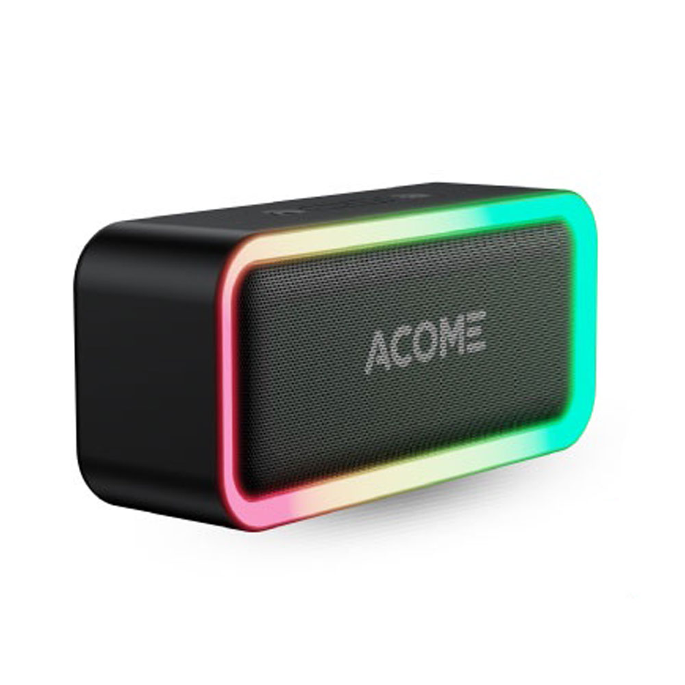 BLUETOOTH SPEAKER (ลำโพงบลูทูธ) ACOME A6 RGB BLACK