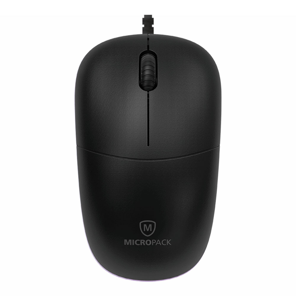 MOUSE (เมาส์) MICROPACK OPTICAL MOUSE M-105 (BLACK)