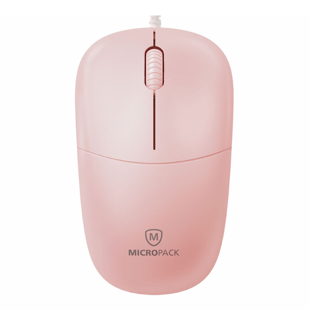 MOUSE (เมาส์) MICROPACK OPTICAL MOUSE M-105 (PINK)