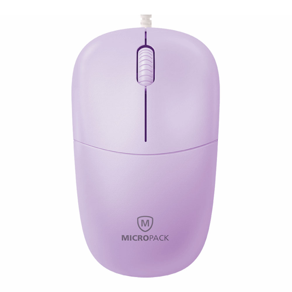MOUSE (เมาส์) MICROPACK OPTICAL MOUSE M-105 (PURPLE)