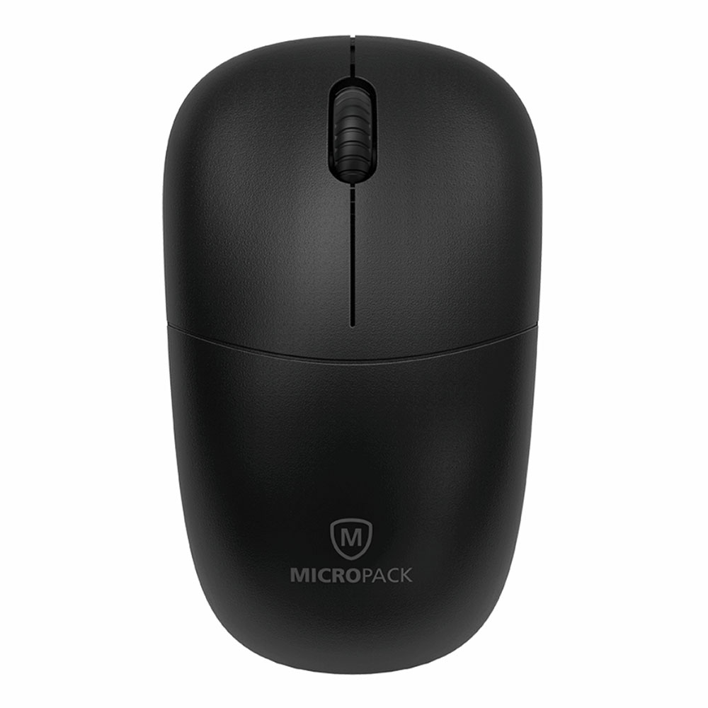 WIRELESS MOUSE (เมาส์ไร้สาย) MICROPACK WIRELESS MOUSE MP-712W (BLACK)