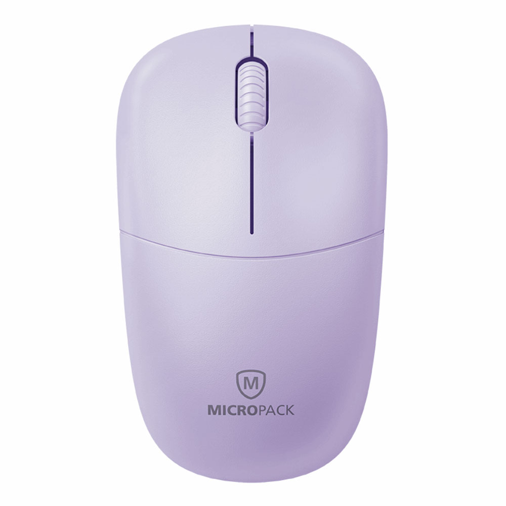 WIRELESS MOUSE (เมาส์ไร้สาย) MICROPACK WIRELESS MOUSE MP-712W (PURPLE)