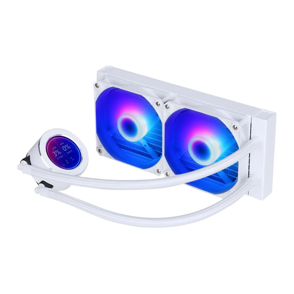 CPU LIQUID COOLER (ระบบระบายความร้อนด้วยน้ำ) SAMA SM240LD (WHITE)