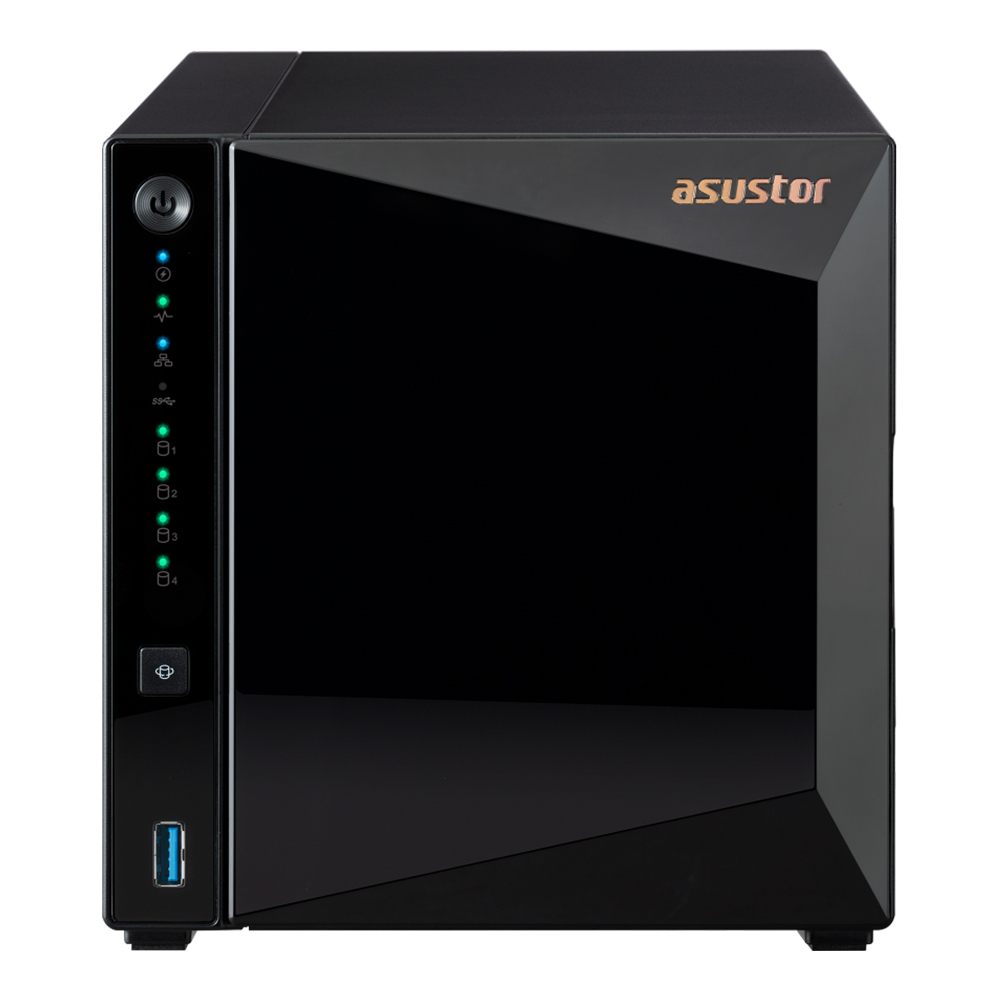 NAS (อุปกรณ์จัดเก็บข้อมูลบนเครือข่าย) ASUSTOR DRIVESTOR 2 PRO GEN2 AS3304T V1 4 Bay NAS (AS3304T V1)