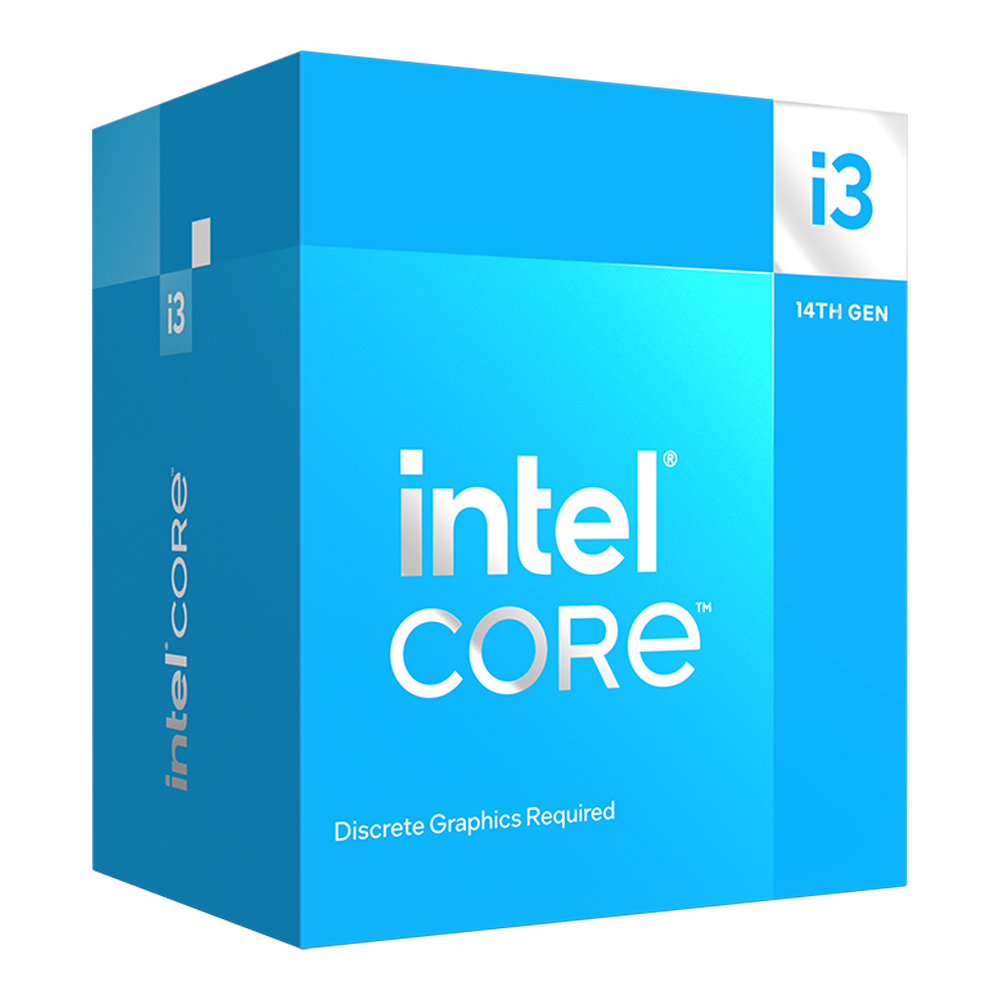 CPU (ซีพียู) INTEL CORE I3-14100F - 4C 8T 3.5-4.7GHz (INTEL SOCKET 1700)