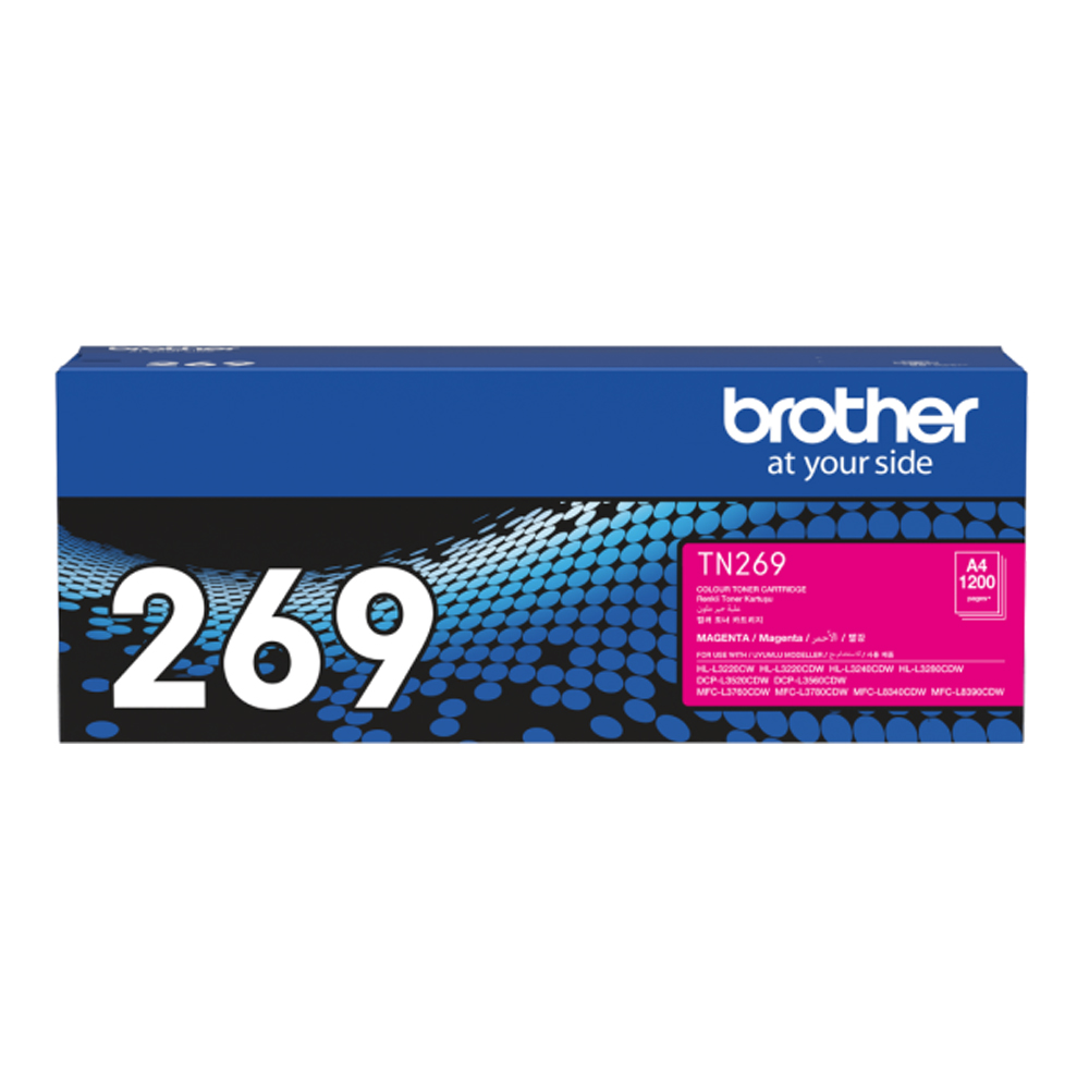 TONER (หมึกสำหรับเครื่องพิมพ์) BROTHER TN-269M (MAGENTA)