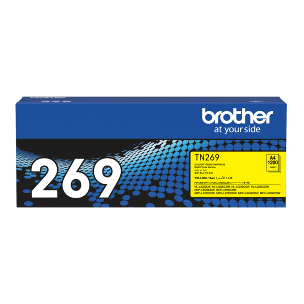 TONER (หมึกสำหรับเครื่องพิมพ์) BROTHER TN-269Y (YELLOW)