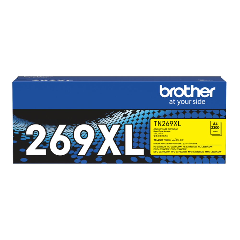 TONER (หมึกสำหรับเครื่องพิมพ์) BROTHER TN-269XLY (YELLOW)