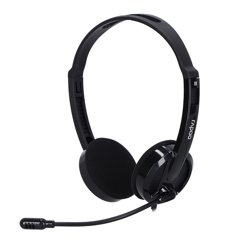 HEADSET (หูฟัง) RAPOO H101 (BLACK)