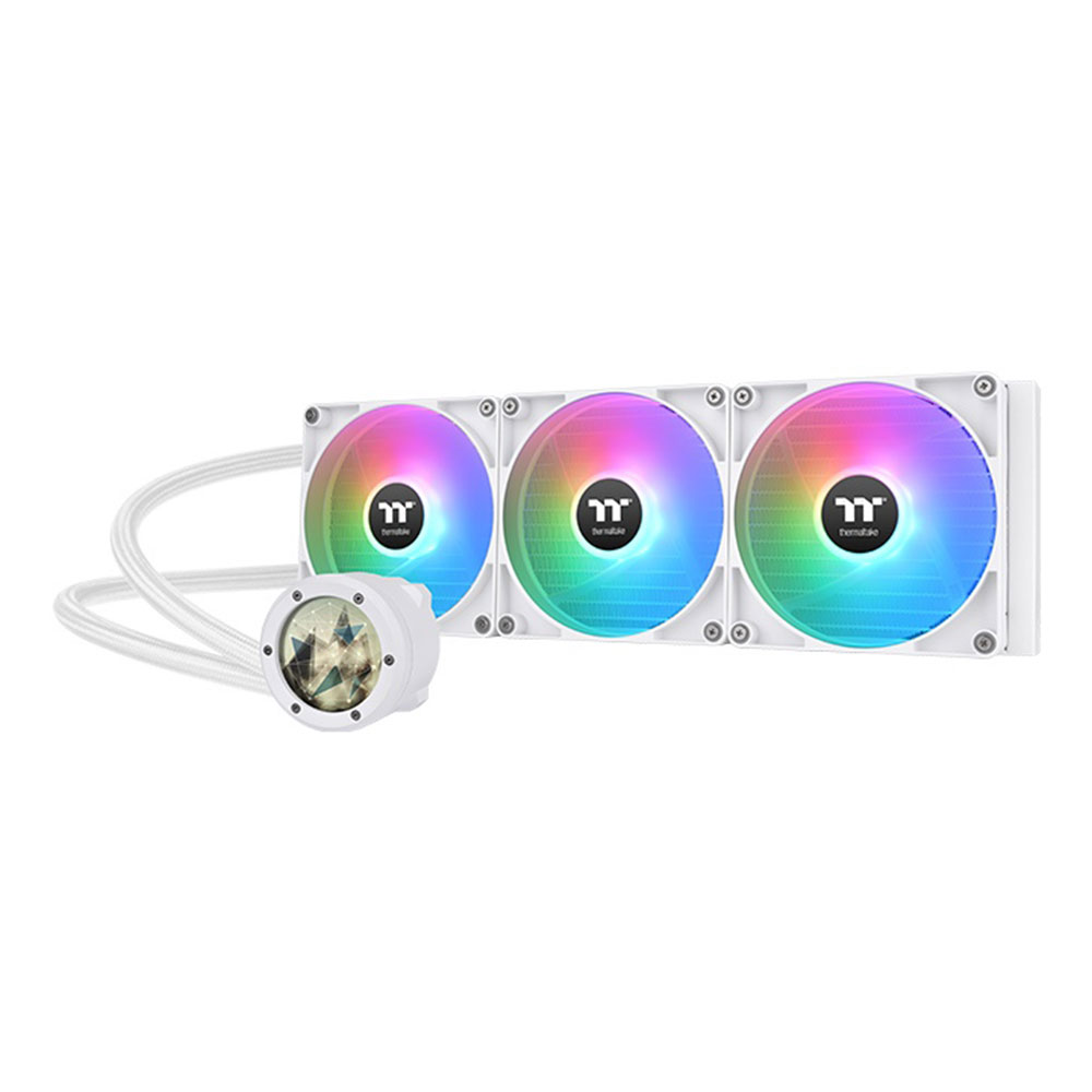 CPU LIQUID COOLER (ระบบระบายความร้อนด้วยน้ำ) THERMALTAKE TH420 V2 ULTRA ARGB SYNC SNOW EDITION