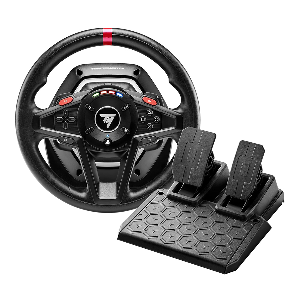 RACING WHEEL CONTROLLER (คอนโทรลเลอร์พวงมาลัย) THRUSTMASTER TS-T128 PS VERSION ASIA UK PLUG (T128)