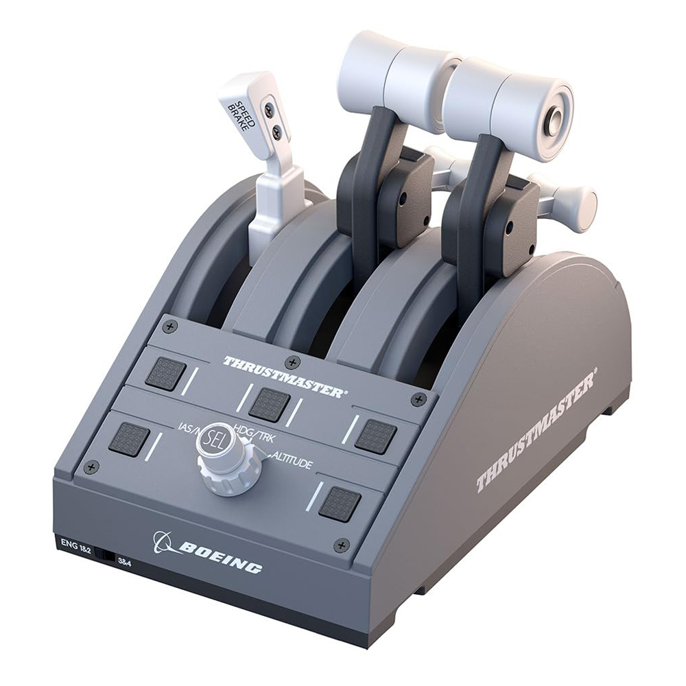 FLIGHT WHEEL ACCESSORIES (อุปกรณ์เสริมพวงมาลัยนักบิน) THRUSTMASTER TCA QUADRANT BOEING ED. XBOX ADD ON (TCA QUADRANT BOEING ED. ADD ON)