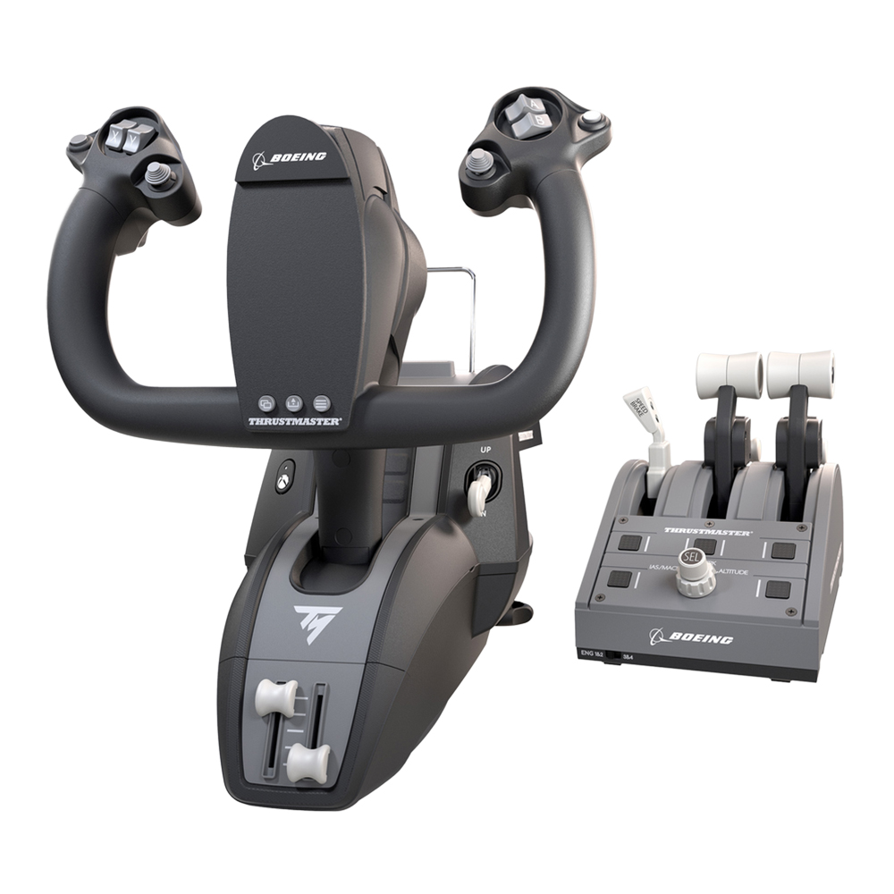 FLIGHT WHEEL CONTROLLER (คอนโทรลเลอร์พวงมาลัยนักบิน) THRUSTMASTER TCA YOKE PACK BOEING ED. XBOX (TCA YOKE PACK BOEING ED)