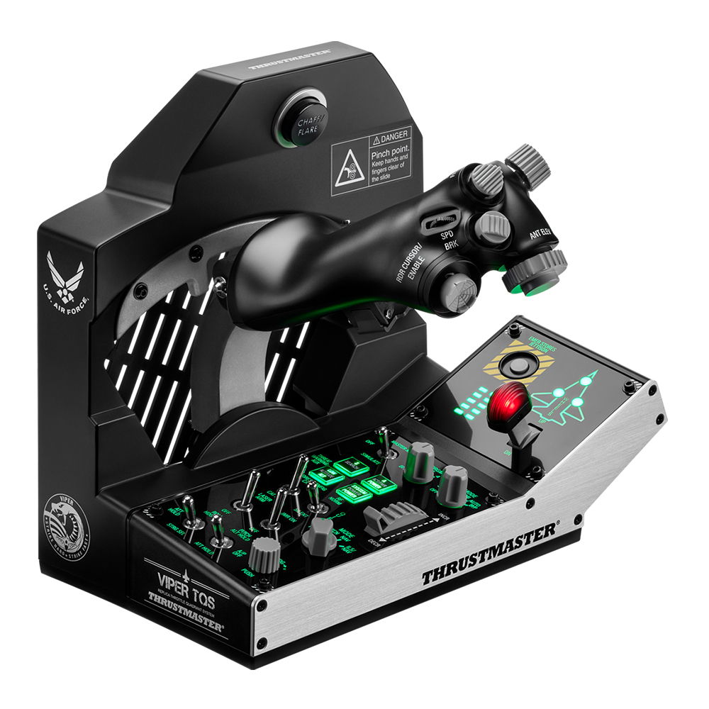 FLIGHT WHEEL CONTROLLER (คอนโทรลเลอร์พวงมาลัยนักบิน) THRUSTMASTER VIPER TQS MISSION PACK (VIPER TQS MISSION PACK)