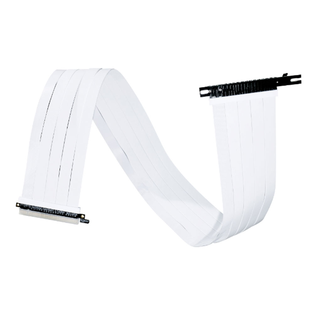 RISER CABLE (สายต่อการ์ดจอจากเมนบอร์ด) LAIN LI PW-PCIV-4-90W PCIE 4.0 900MM (WHITE)