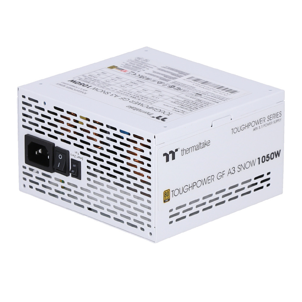 POWER SUPPLY (อุปกรณ์จ่ายไฟ) THERMALTAKE TOUGHPOWER GF A3 SNOW 1050W - TT PREMIUM EDITION - 1050W 80 PLUS GOLD WHITE ATX
