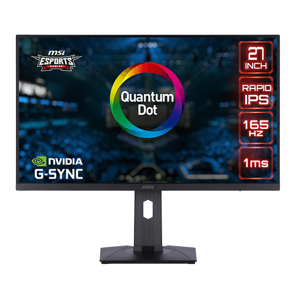 Monitor (จอมอนิเตอร์) MSI MAG 274QRF QD E2 - 27 Inch Rapid IPS 2K 180Hz Adaptive Sync USB-C