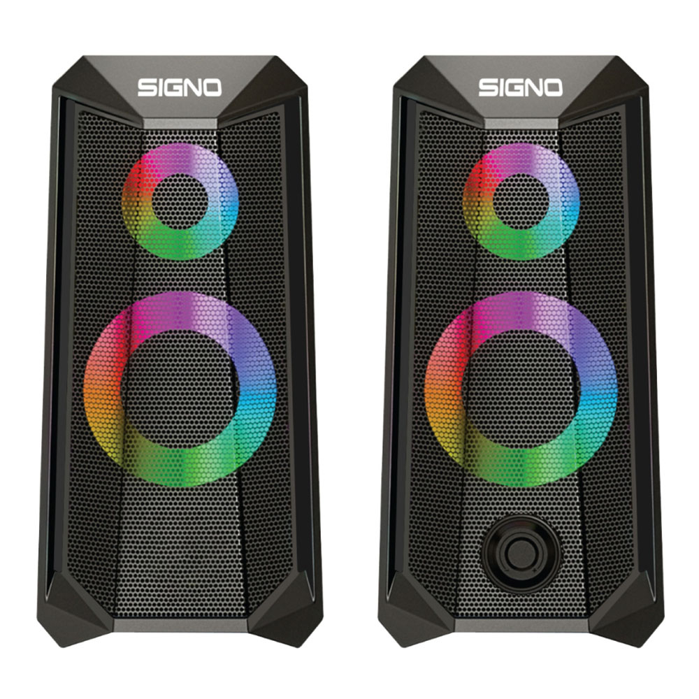 SPEAKER (ลำโพง) SIGNO E-SPORT ZAGGER SP-613 LED BLACK