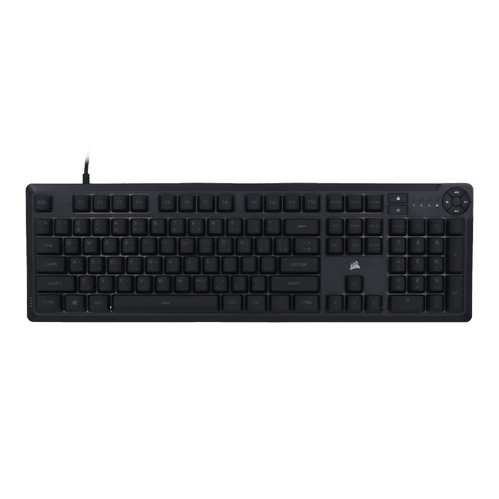 KEYBOARD (คีย์บอร์ด) CORSAIR K55 CORE (BLACK) (RUBBER DOME - RGB - EN/TH) (CH-9226C65-TH)