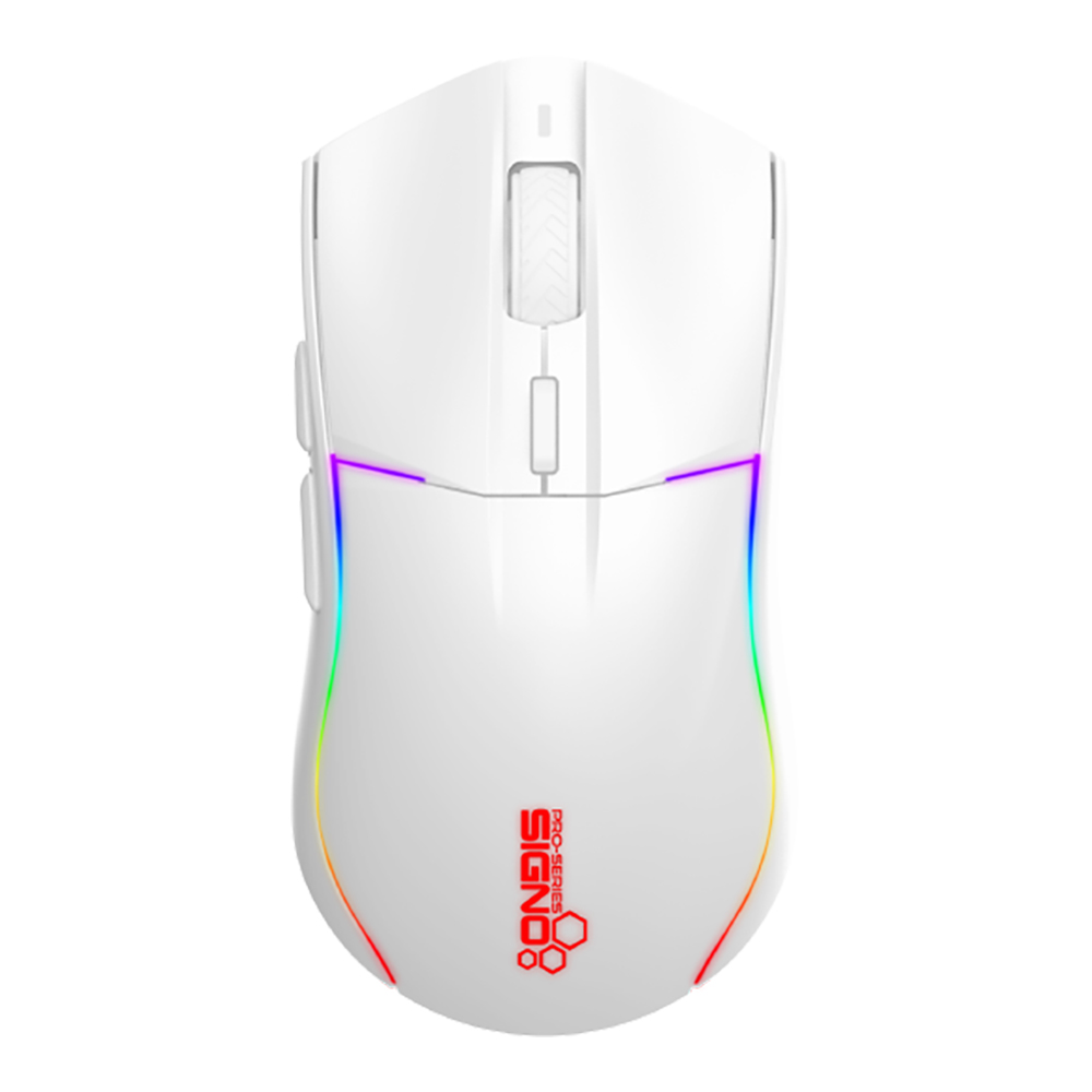 WIRELESS MOUSE (เมาส์ไร้สาย) SIGNO WG-909W VECTER (WHITE)