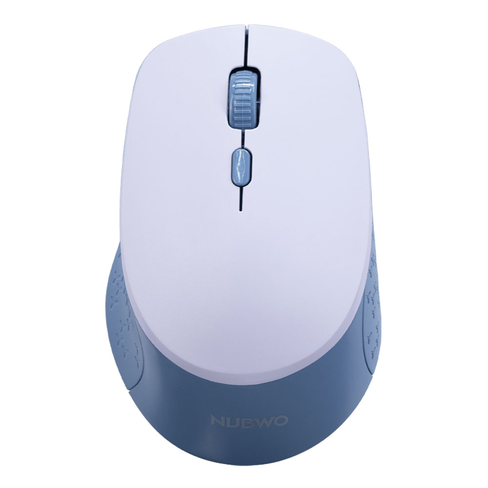 WIRELESS MOUSE (เมาส์ไร้สาย) NUBWO NMB036 - DUAL MODE PURPLE/DARK BLUE