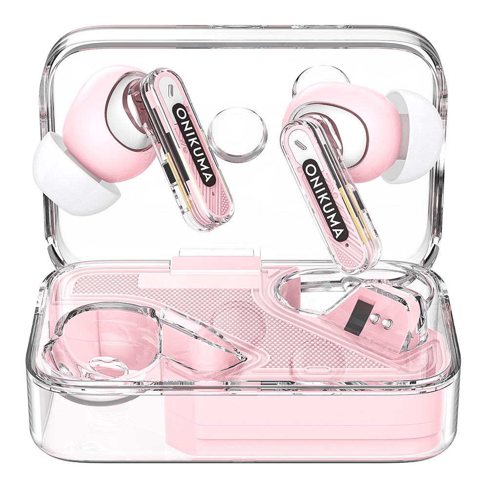 TRUE WIRELESS (หูฟังไร้สาย) ONIKUMA T5 (PINK)