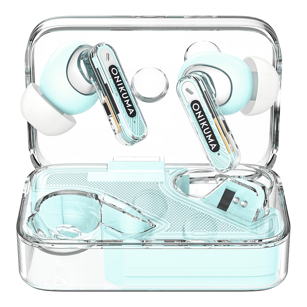 TRUE WIRELESS (หูฟังไร้สาย) ONIKUMA T5 (BLUE)