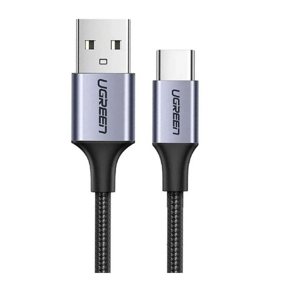 CHARGER CABLE (สายชาร์จ) UGREEN US288 USB-A TO USB-C (60128) 2M BLACK
