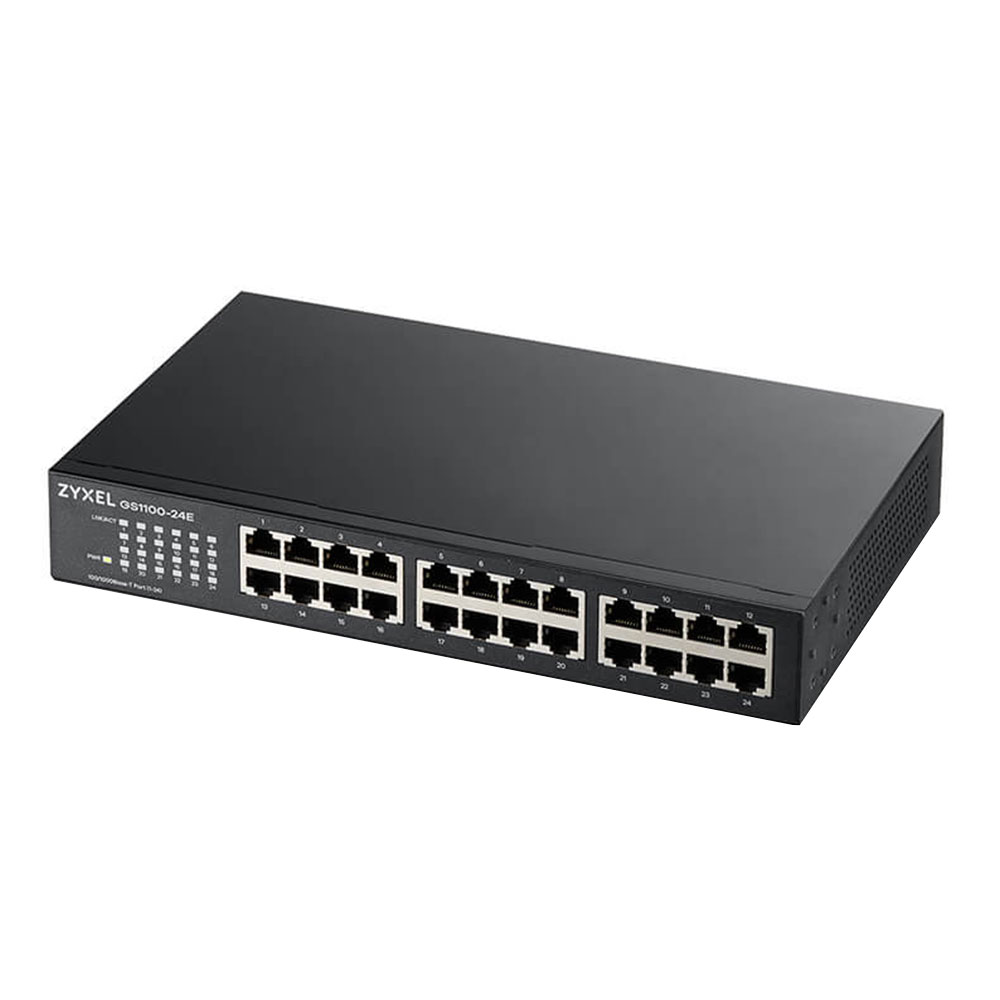 SWITCH (สวิตซ์) ZYXEL 24 PORTS GS1100-24E GIGABIT PORT