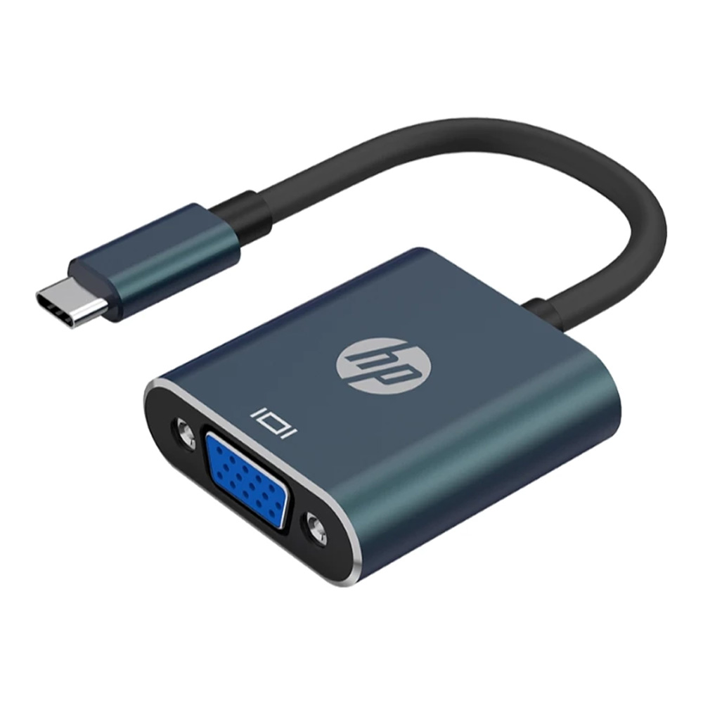 ADAPTER/CONVERTER (อุปกรณ์แปลงสัญญาณ) HP USB-C TO VGA 1080P ADAPTER (DHC-CT201)
