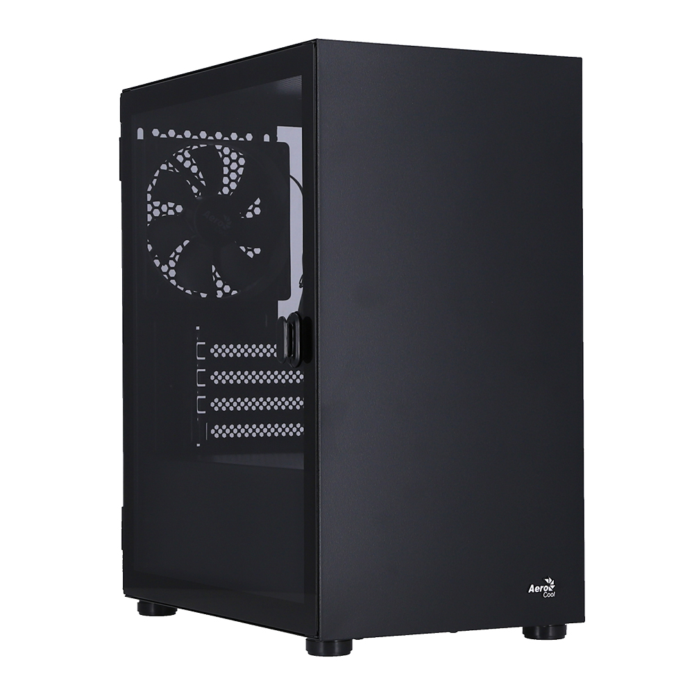 CASE (เคส) AEROCOOL CS-111 (BLACK) (MICRO-ATX)