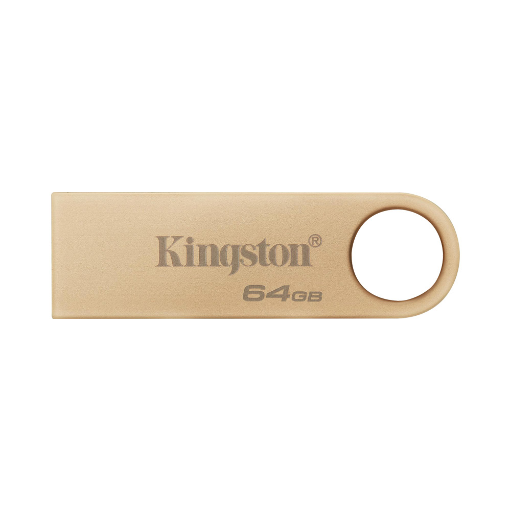 64 GB FLASH DRIVE (แฟลชไดร์ฟ) KINGSTON DATATRAVELER SE9 G3 (GOLD) (DTSE9G3/64GB)